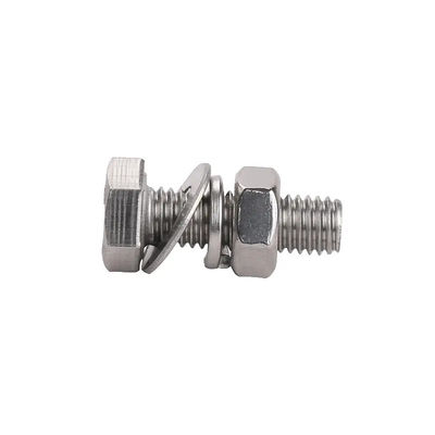 Contactdoosschroef Incoloy 800 het Titanium van H DIN 931 M6 M8 M12 om Noten voor Bouten